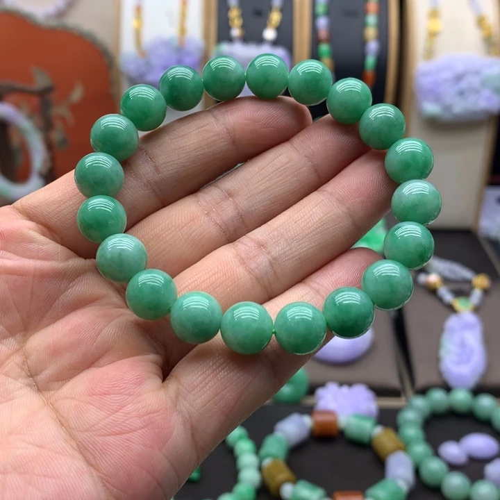 未镶嵌手链翡翠翡翠手链