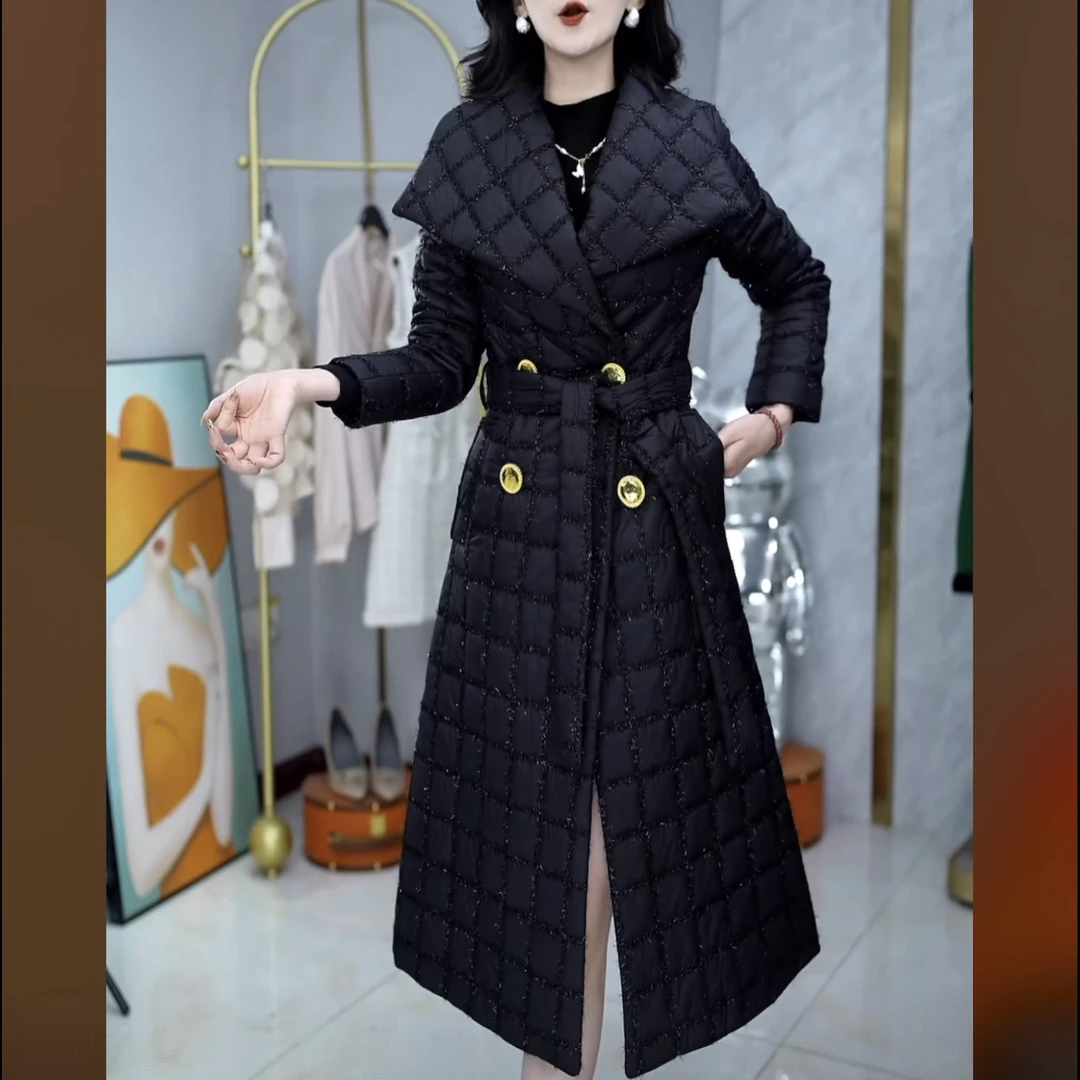 【棉服】2025秋季时尚高端中长款加厚小个子修身显瘦棉衣棉服外套