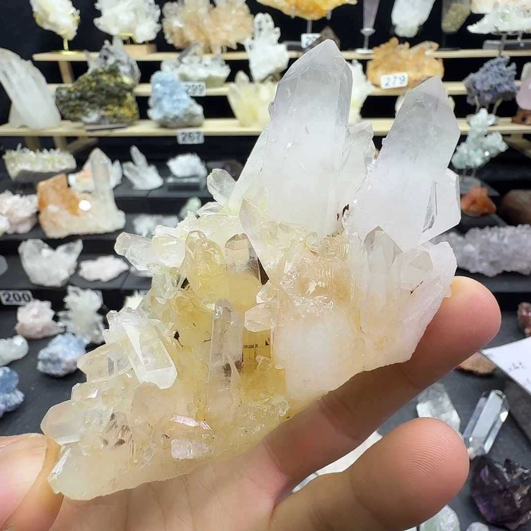 石材天然水晶摆件