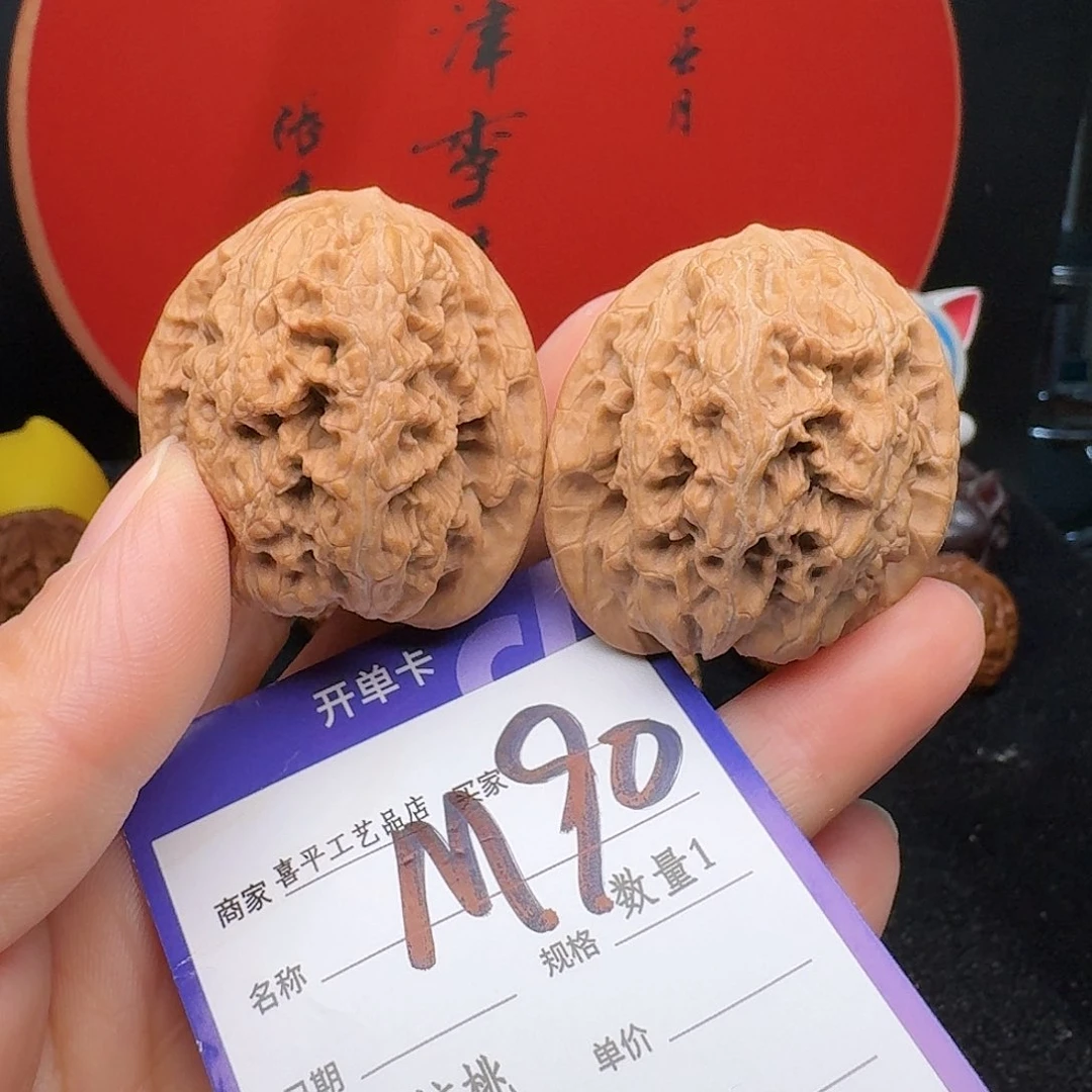 文玩核桃把件将军膀39