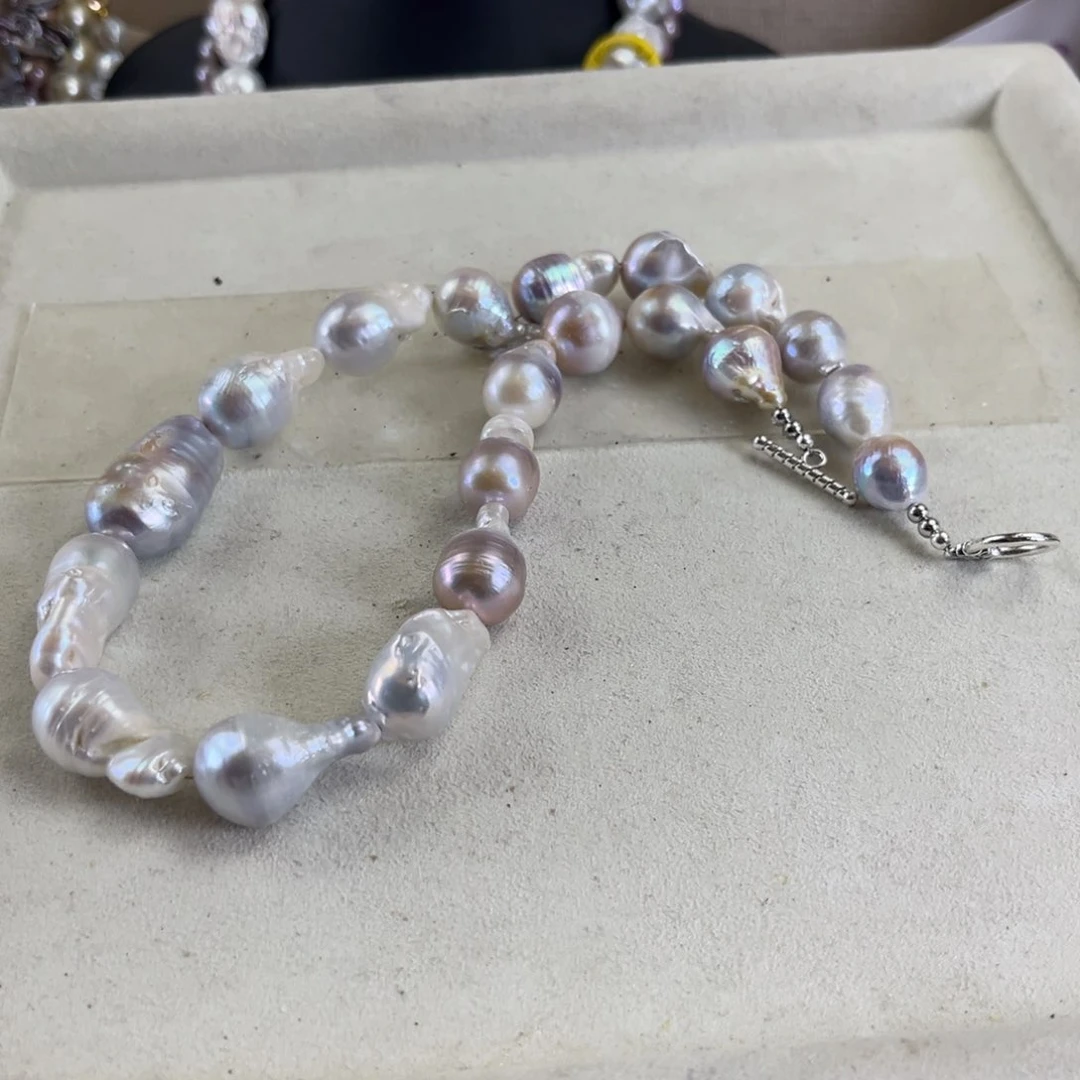 淡水珍珠未镶嵌项链【纯恬】