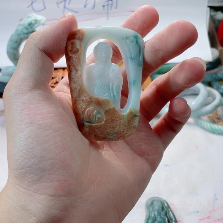 定制翡翠未镶嵌毛货