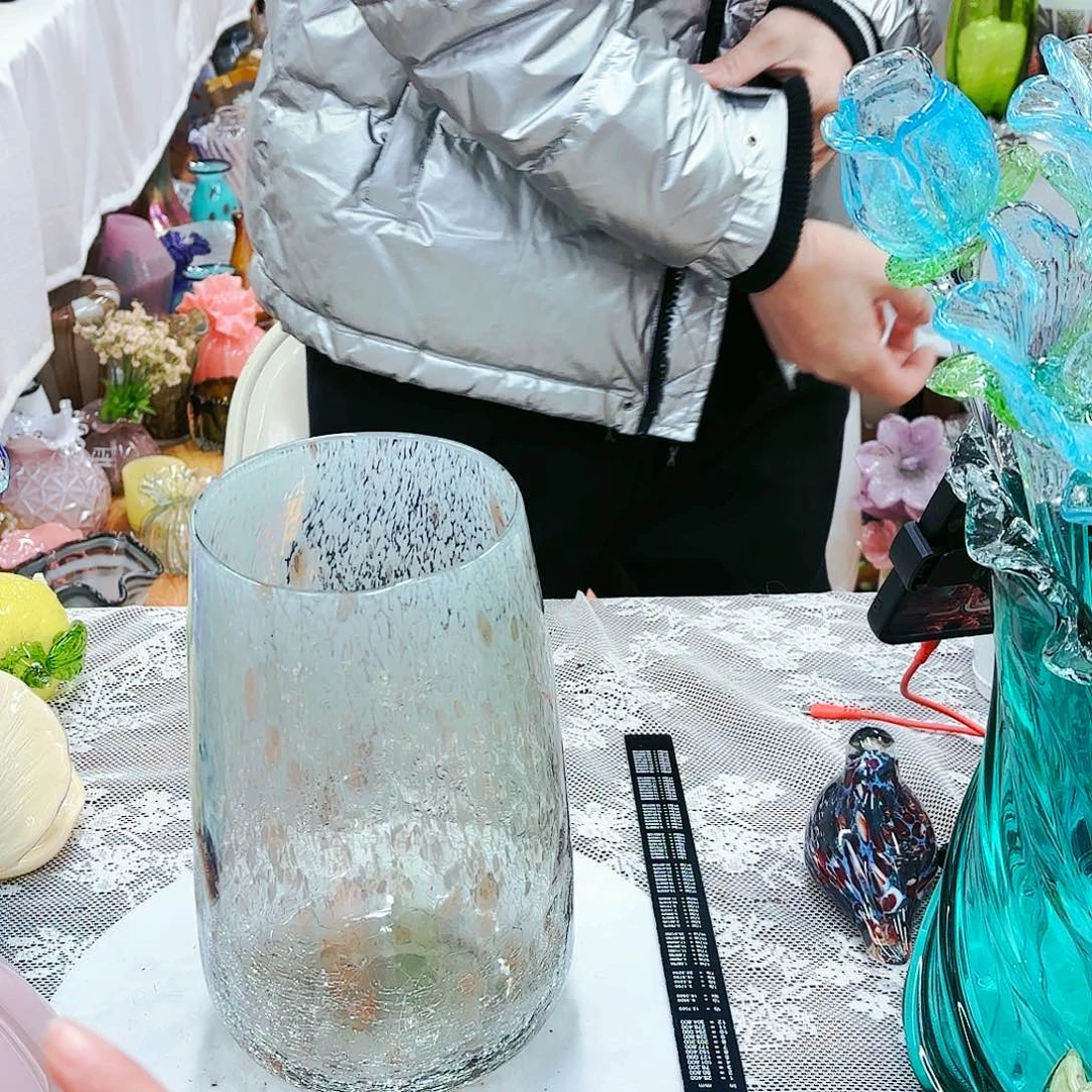 福利不退不换琉璃花瓶艺术品