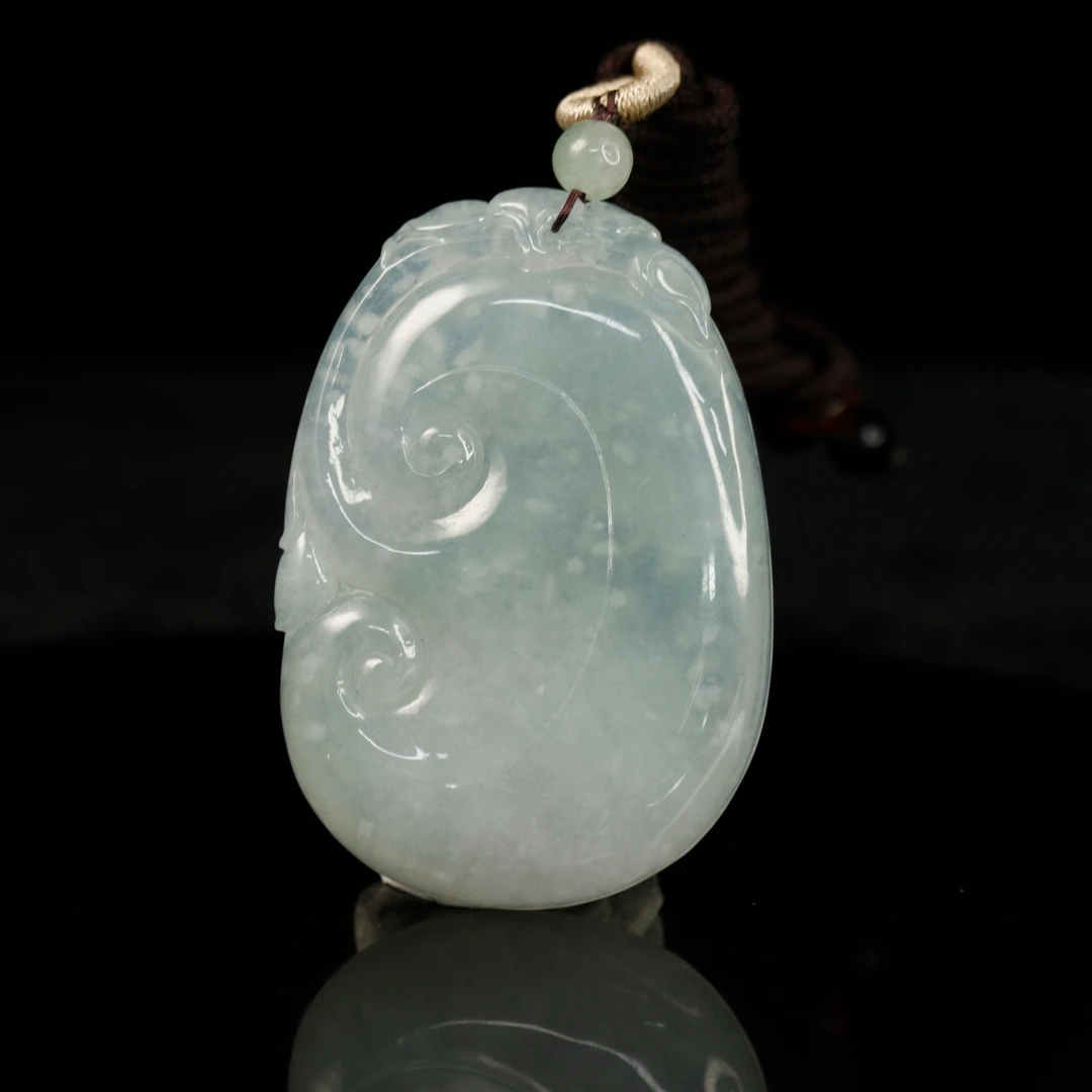 FC8天然缅甸A货冰如意/400024/保利厦门拍卖