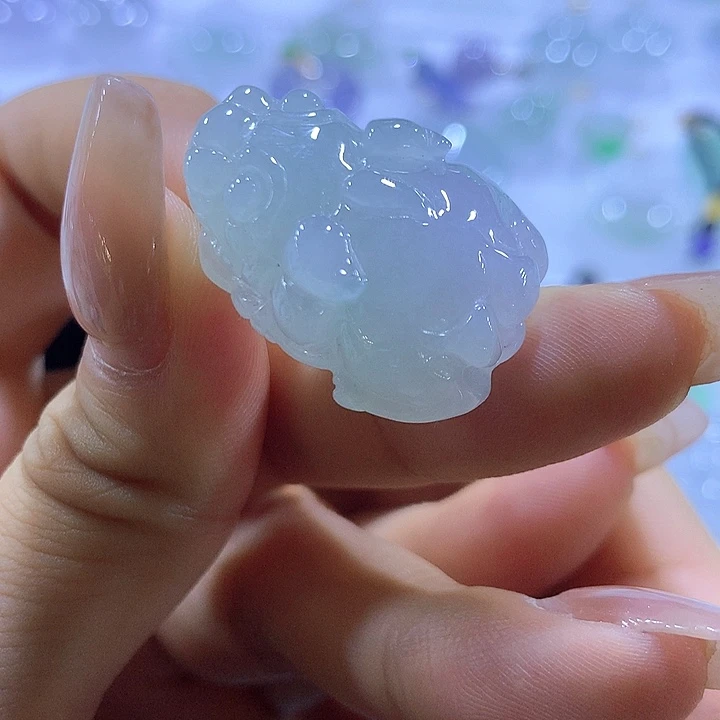 翡翠未镶嵌颈饰天然翡翠A货吊坠