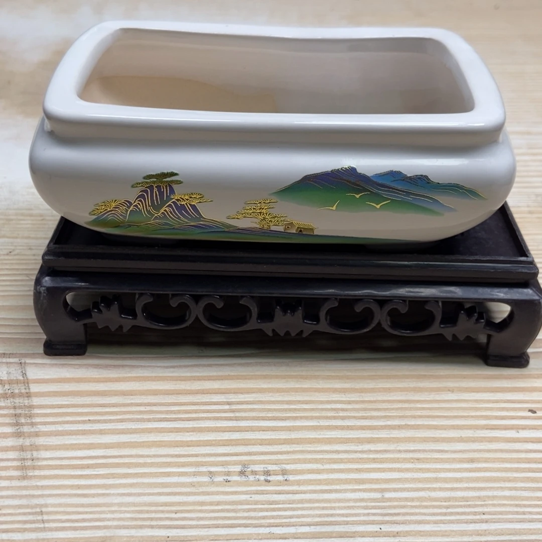 瓷片陶瓷花盆陶瓷艺术