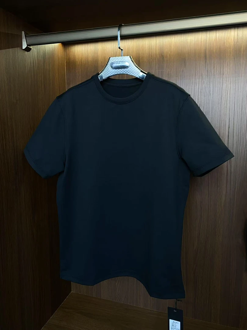 口碑王炸！品质控336432净版丝光棉夏季男士圆领短袖黑白T恤打底