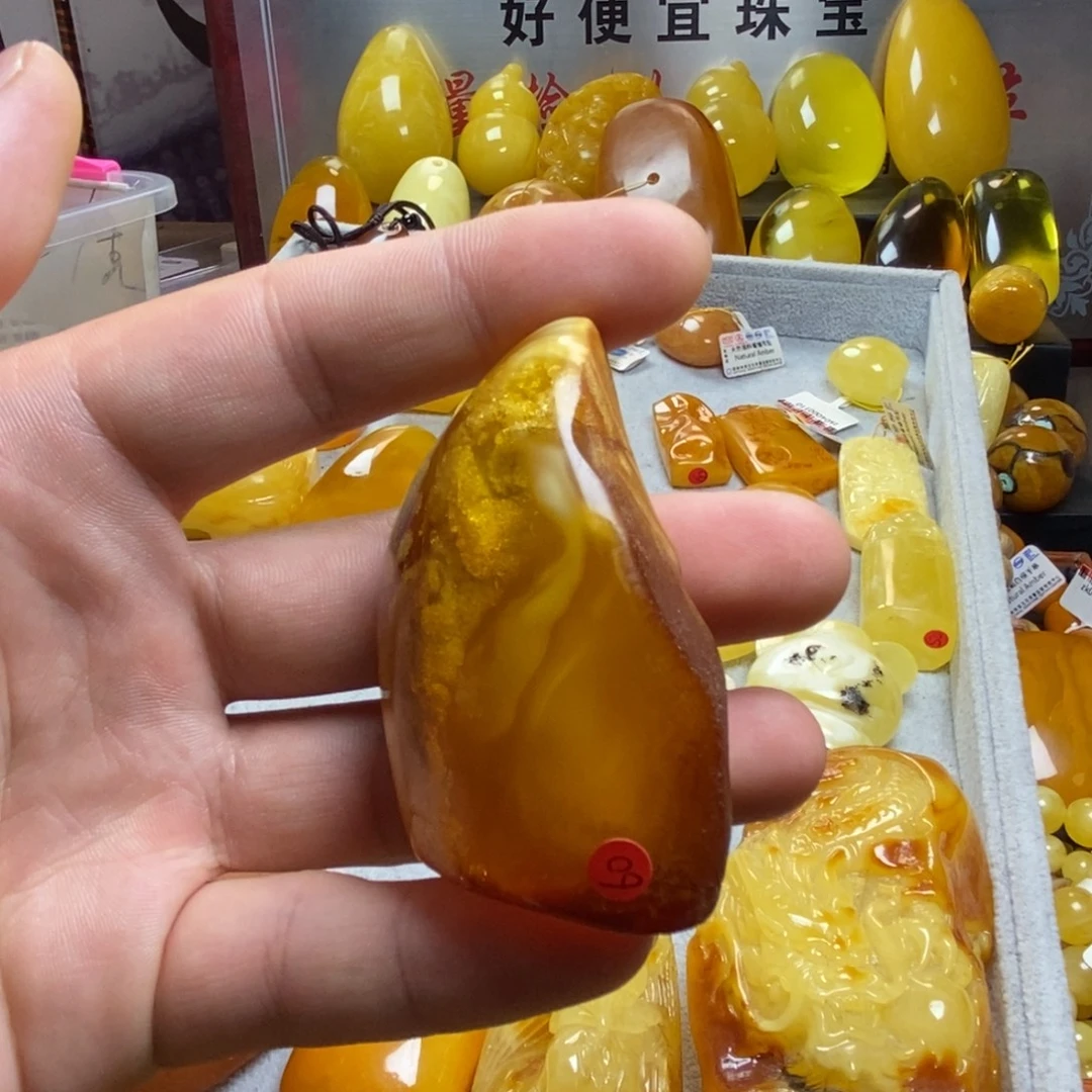 琥珀未镶嵌裸石蜜蜡