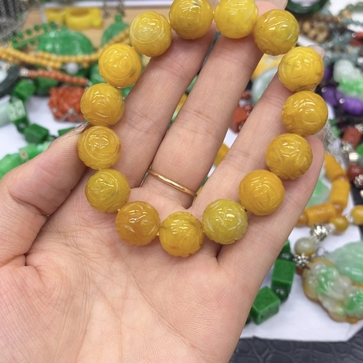 未镶嵌手链翡翠海***件手链26