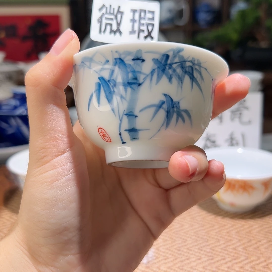 【闪购商品】微瑕手绘压手杯