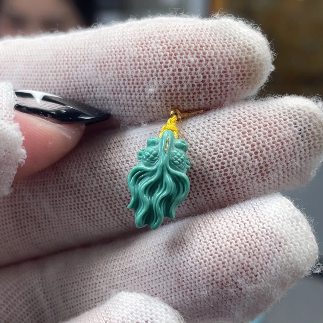 未镶嵌绿松石挂件