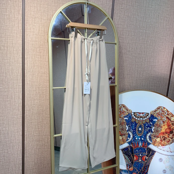 HU83孕妇咖色西装裤子M90-120L130XL140XXL150XXXL160