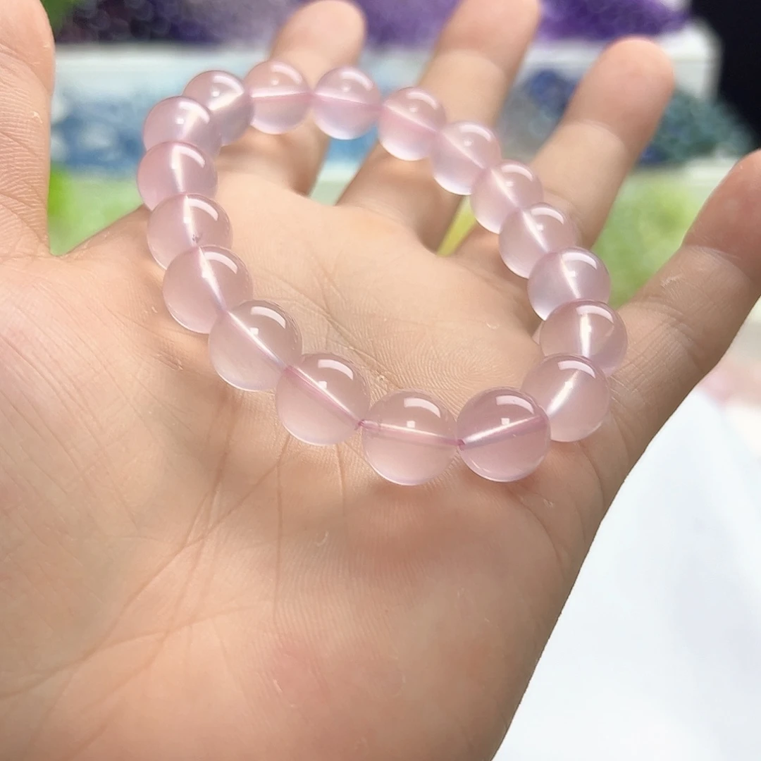 水晶手串未镶嵌?****觉马粉11咪拍十次合一单 不带证书