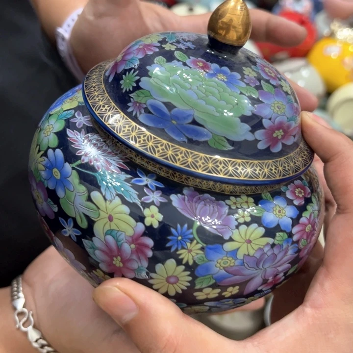 瑕疵福利品陶瓷茶叶罐介意勿拍