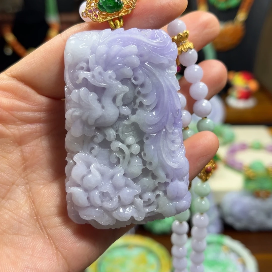 翡翠未镶嵌颈饰天然翡翠