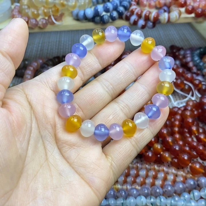 玛瑙/玉髓未镶嵌手链