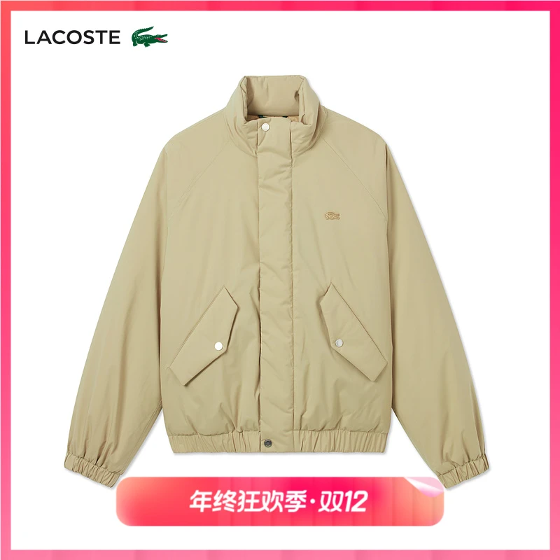 LACOSTE法国鳄鱼男装25秋季新款时尚保暖棉服夹克外套|BH5142