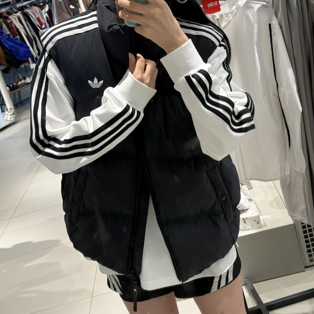 adidas/三叶草 男女同款运动休闲保暖百搭休闲羽绒马甲KS6108