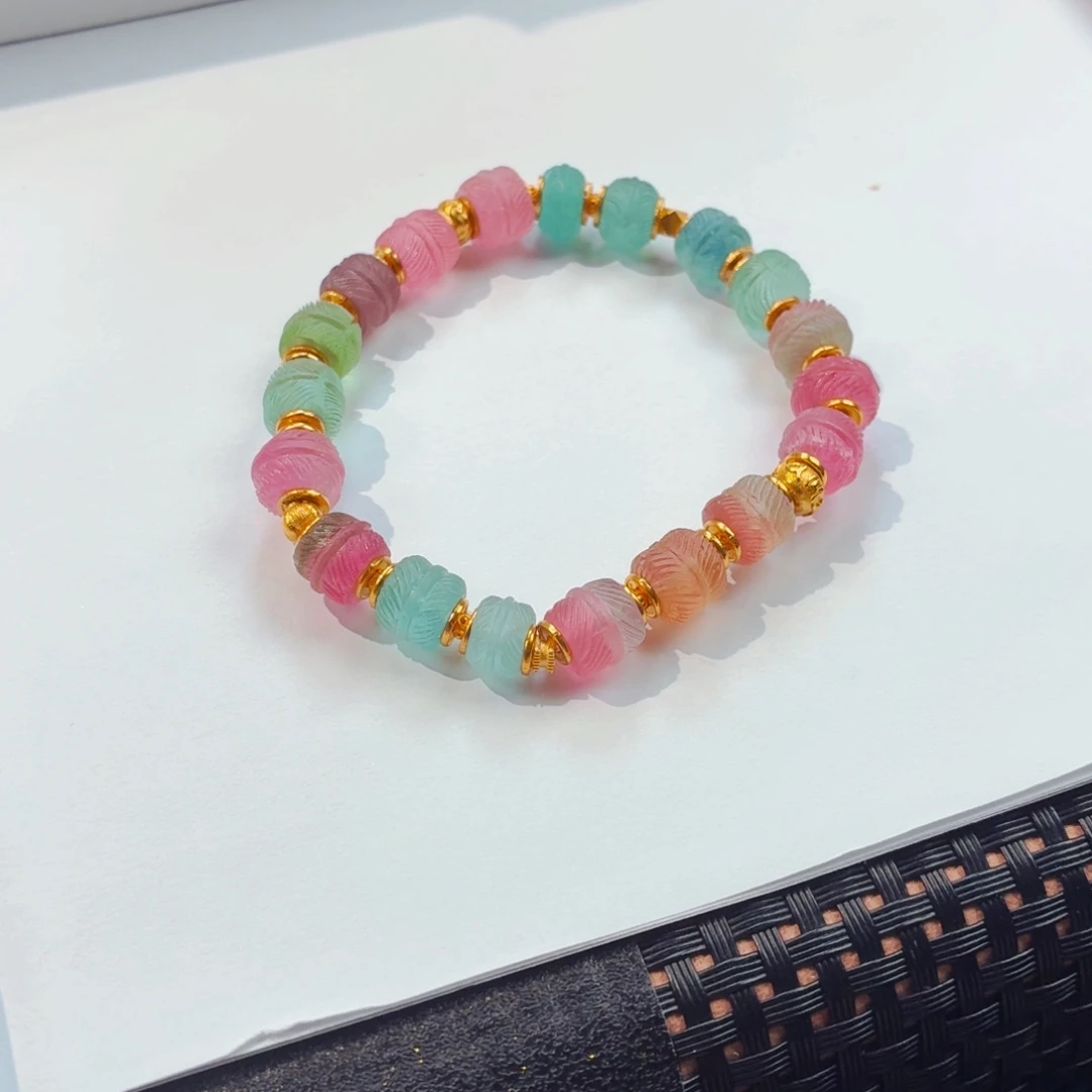 手链碧玺未镶嵌碧玺手链