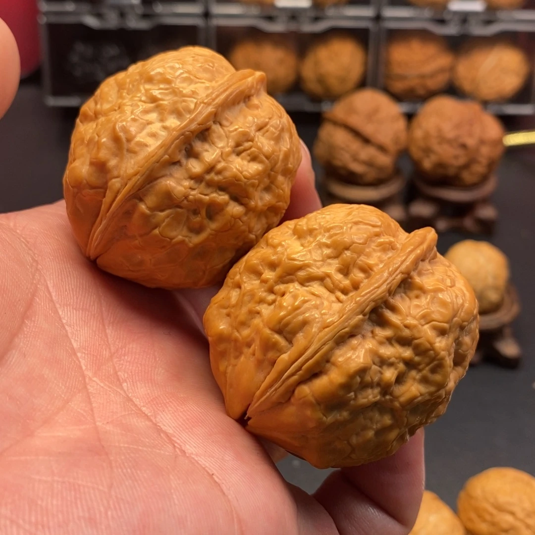 把件文玩核桃玲珑金蝉