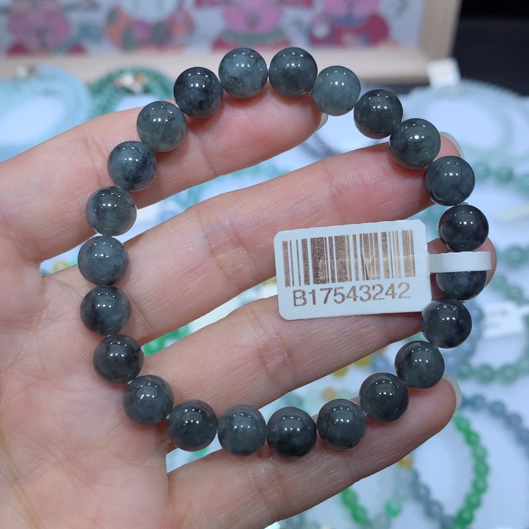 翡翠未镶嵌手链天然