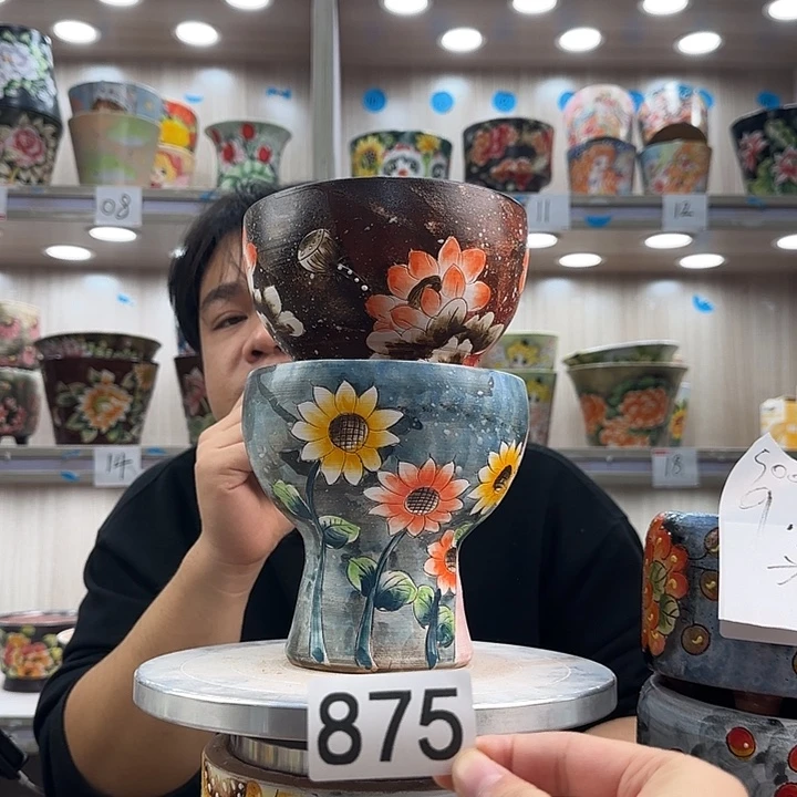 紫砂花盆瑕疵瑕疵875