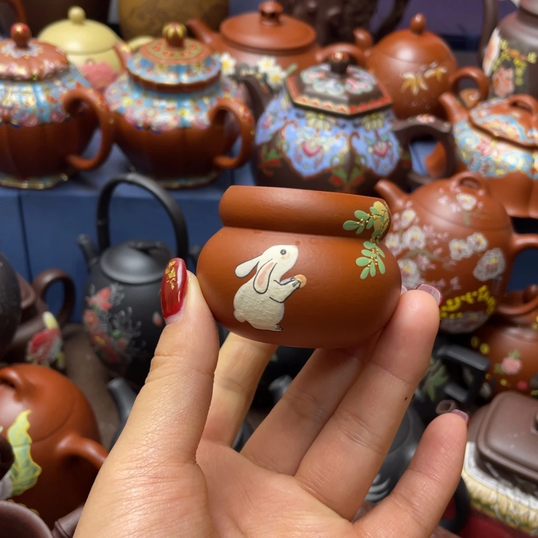 紫砂茶杯紫砂主人杯60cc