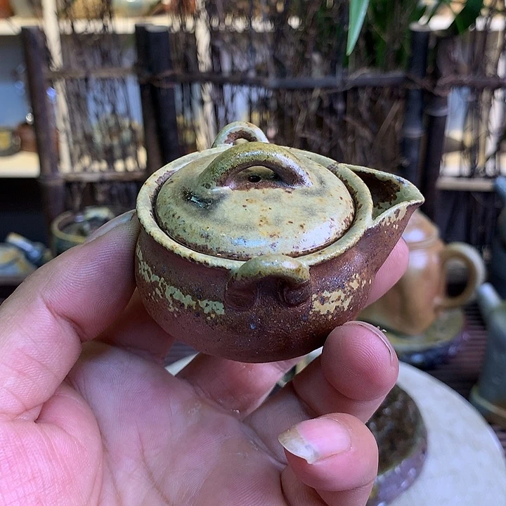 茶壶紫砂纯自然高温裸柴烧