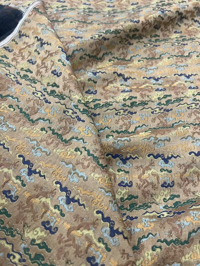 3号链接201-400香云纱桑蚕丝宋锦刀口布