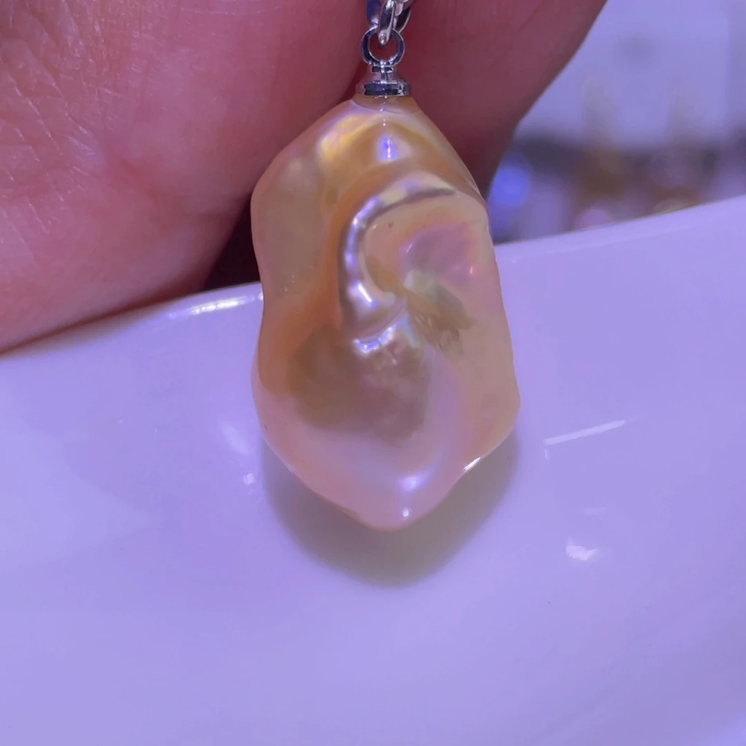 未镶嵌淡水珍珠天然淡水珍珠吊坠
