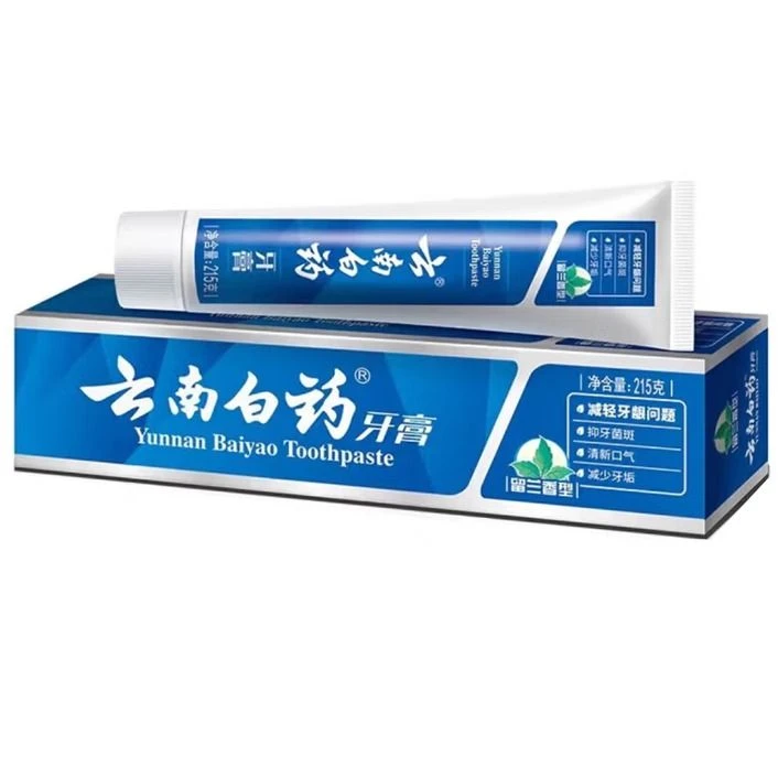 云南白药   留兰香型牙育   215g/支