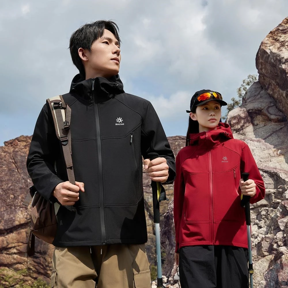 小石头家【断码清仓】男女同款户外防水防风保暖软壳冲锋衣外套