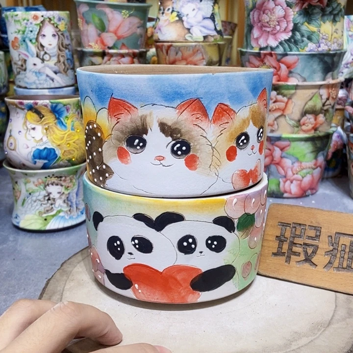 景德镇艺术手绘作品