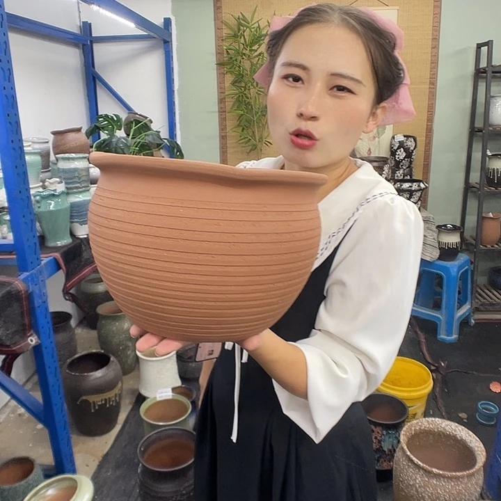 25×18 粗陶花盆有孔