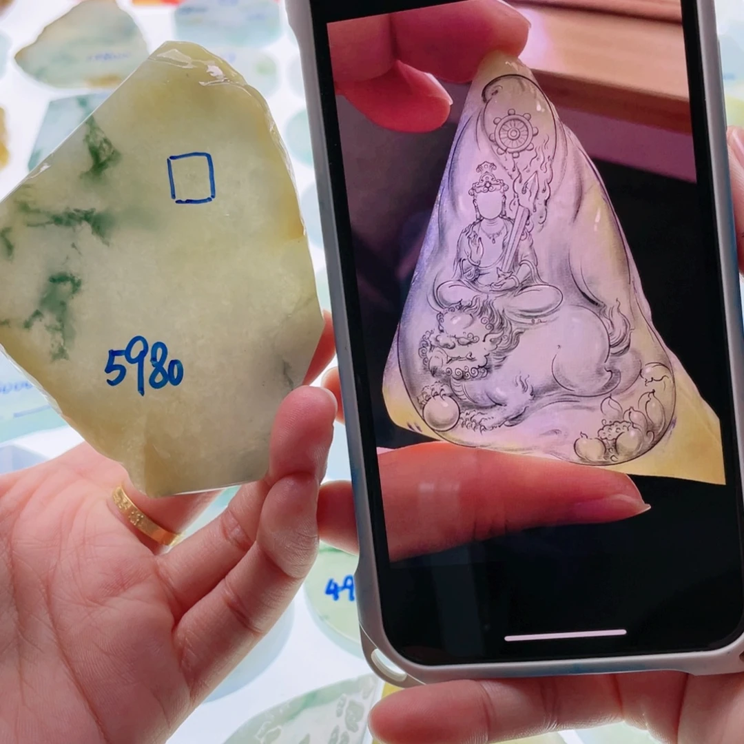 定制翡翠未镶嵌天然