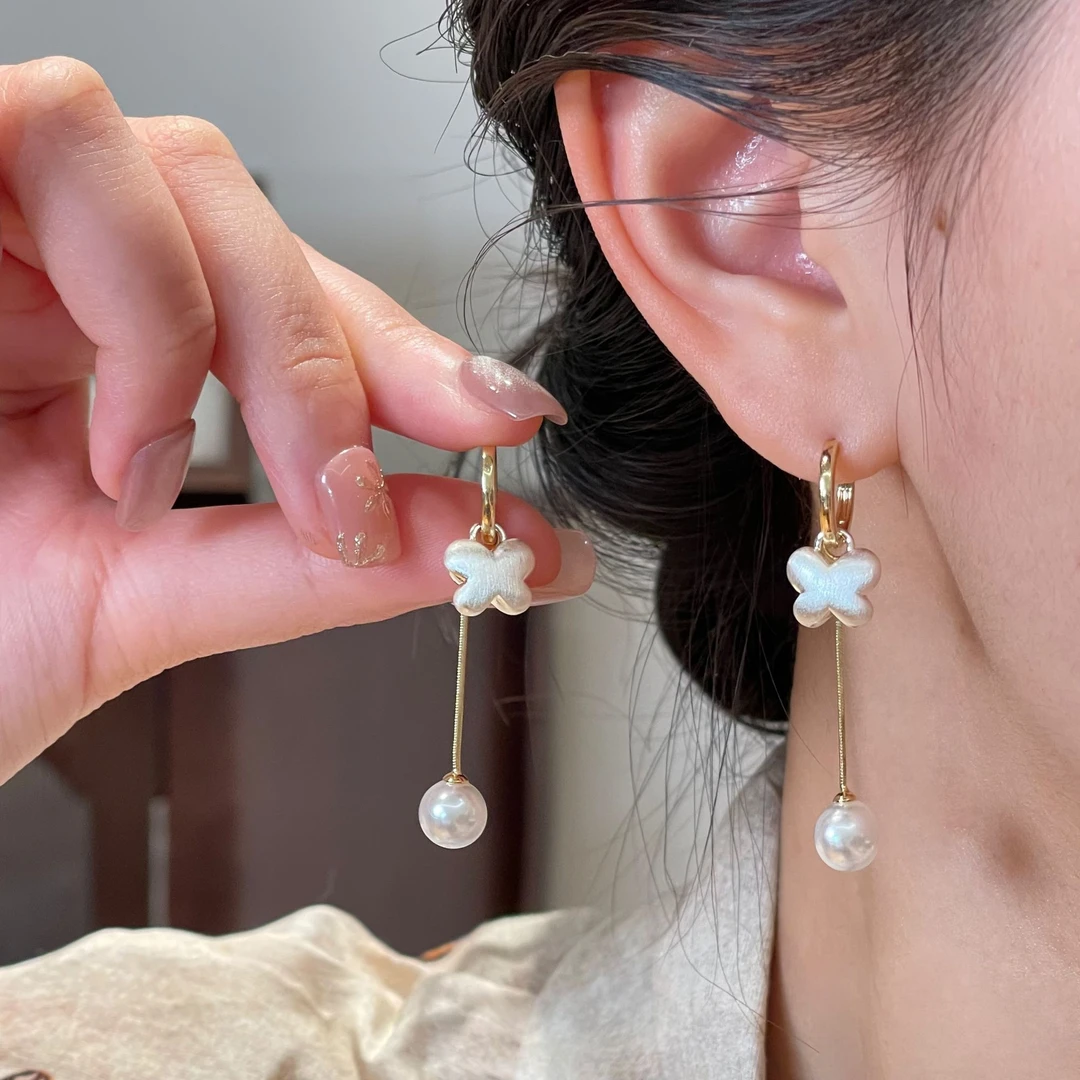 星星耳环长款流苏少女俏皮可爱夏日穿搭耳饰R-2916