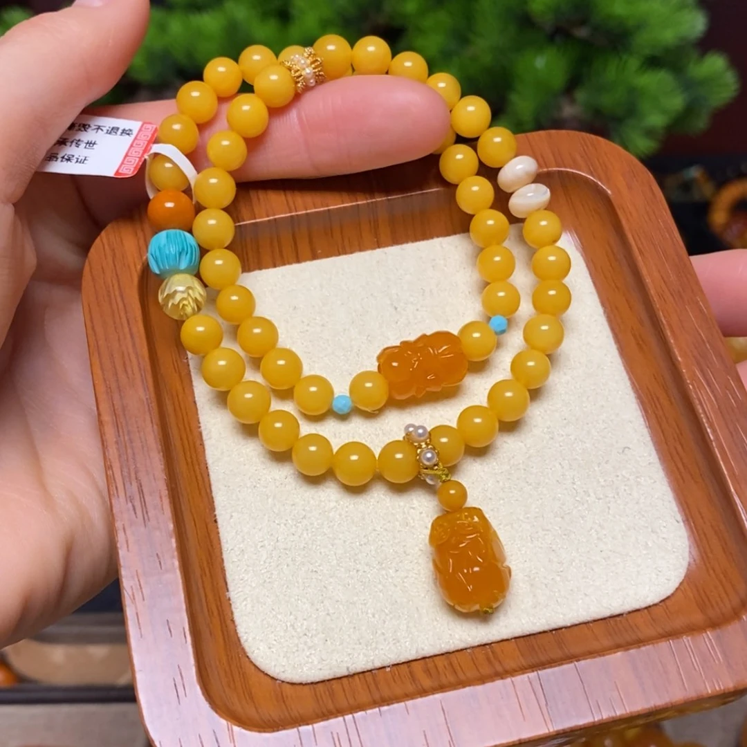 【闪购商品】手链蜜蜡未镶嵌手串