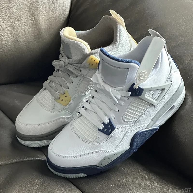 某物渠道鞋~2025正品aj4经典高帮夏季新款运动篮球板鞋男款女情侣