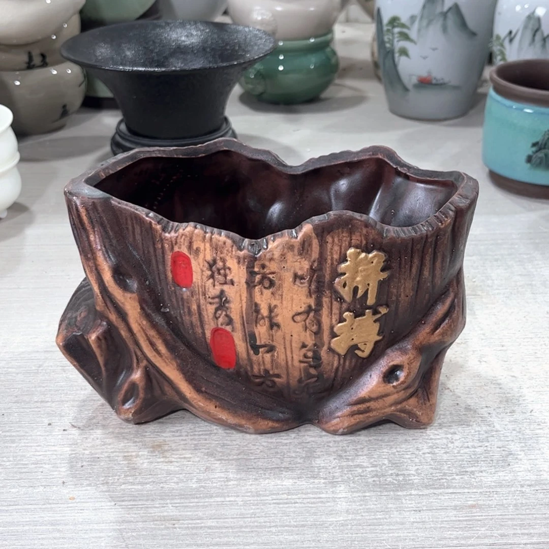 口径   17*10*10陶瓷绿植多肉微瑕花盆