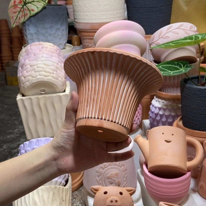 16×10复古反口喇叭盆1个