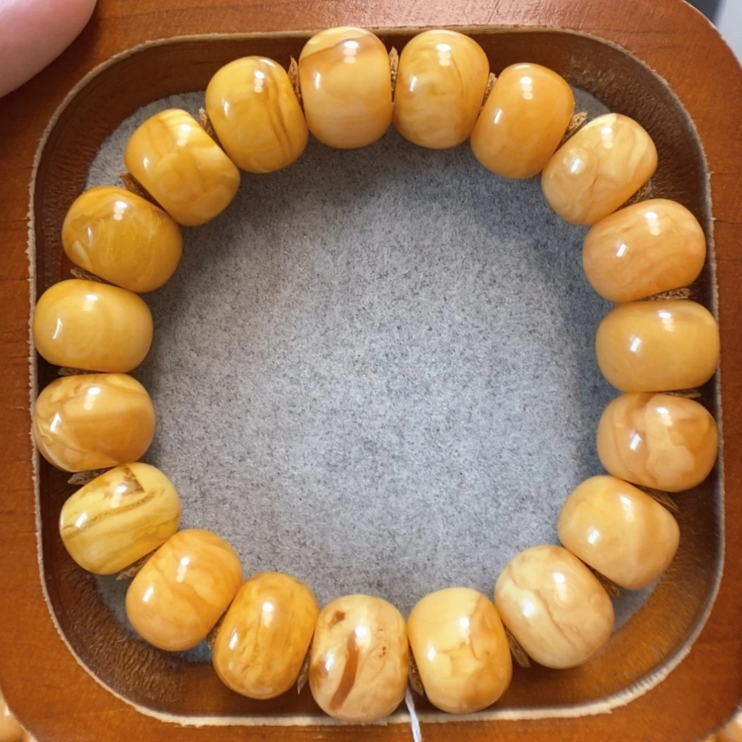 未镶嵌蜜蜡手串蜜蜡手串