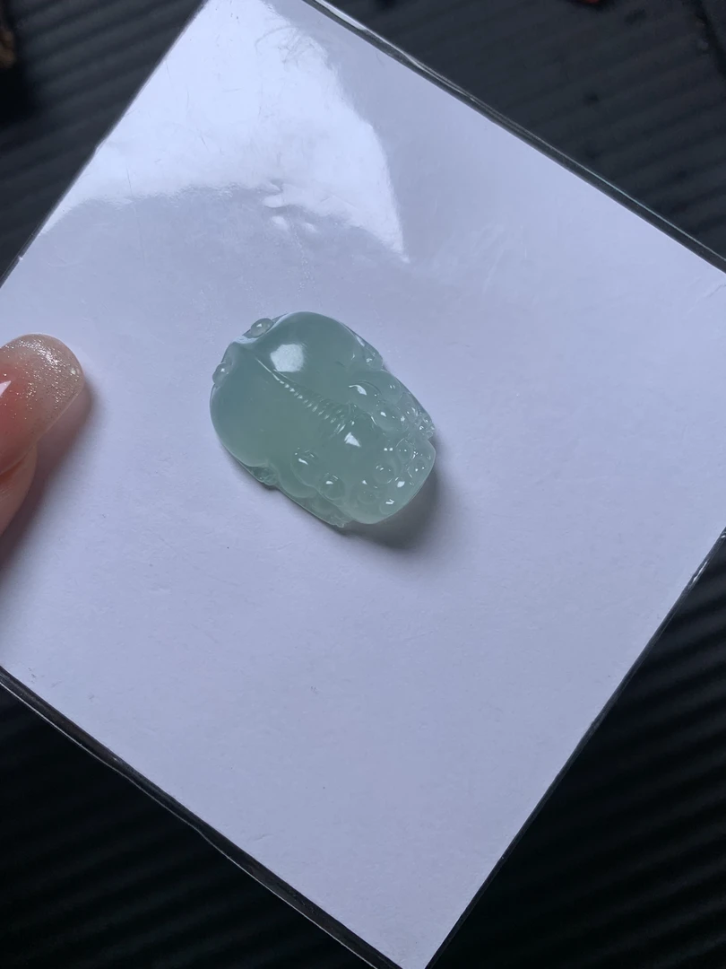 大貔貅缅甸翡翠貔貅25.6-18.8-8.2