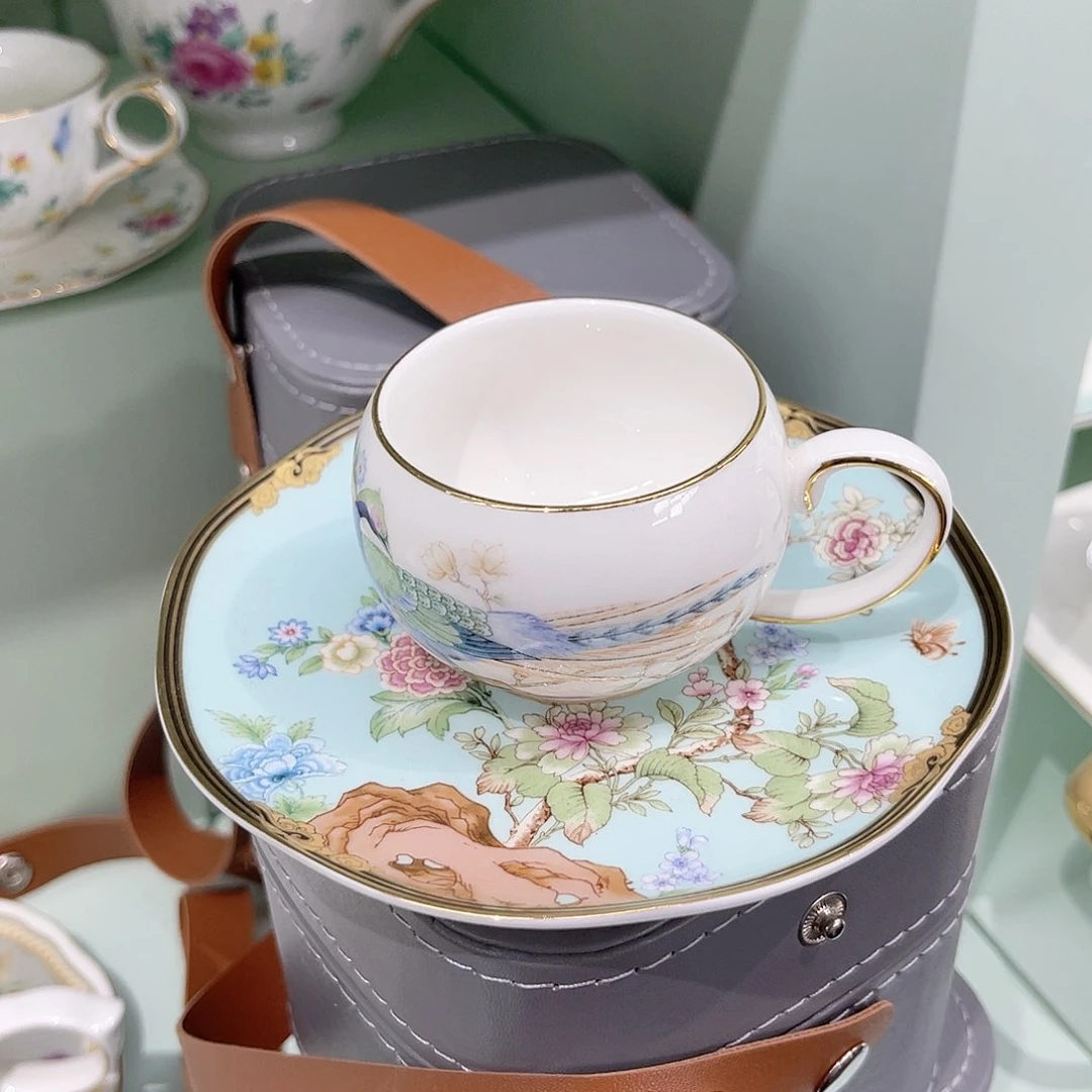 36%以上骨粉骨瓷120ml杯碟一套