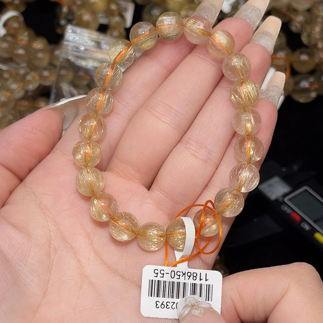 发晶手串未镶嵌卡9