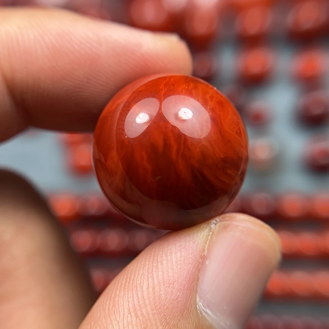 南红玛瑙未镶嵌珠宝奇石尺寸20.5火焰红