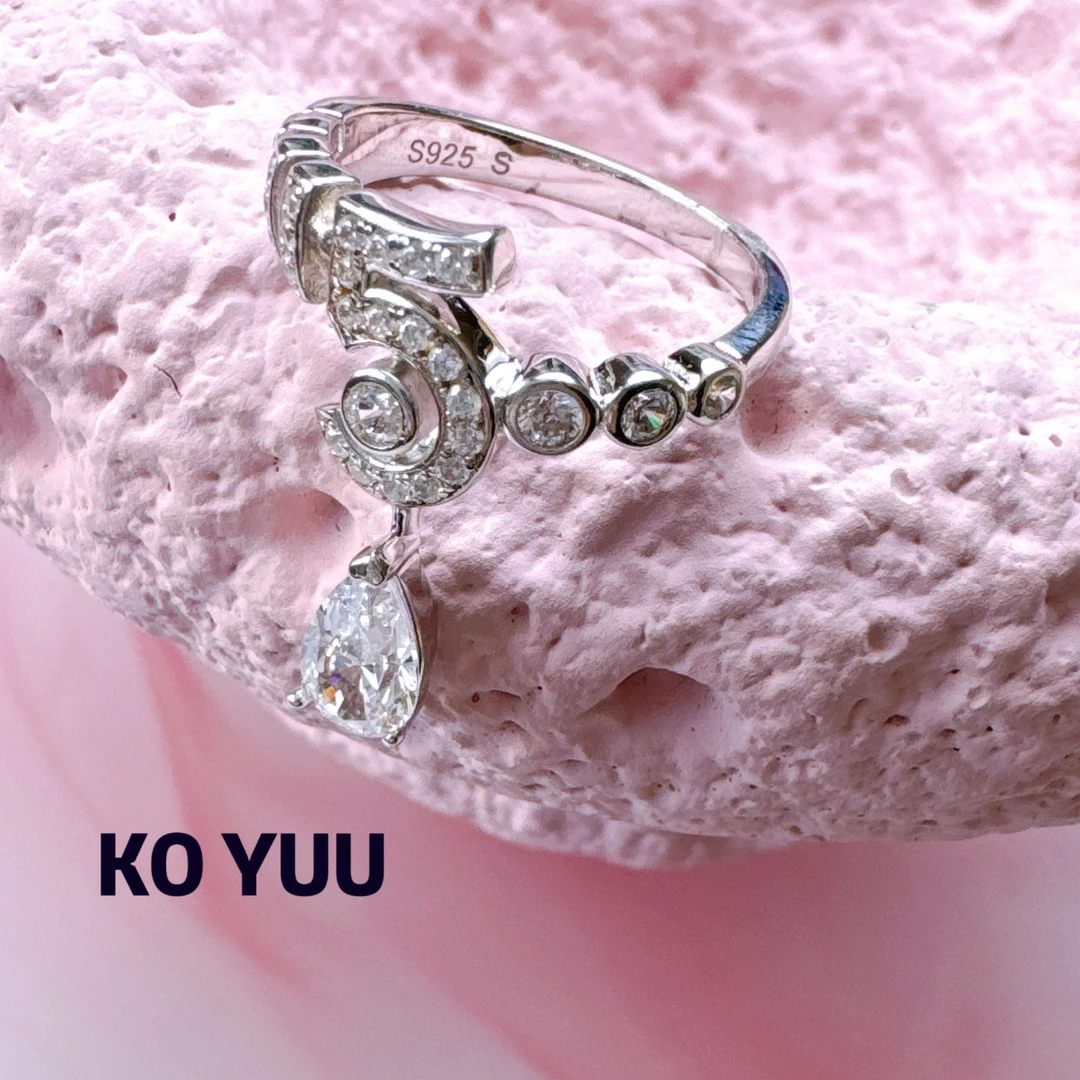 925银锆石戒指 【雨桐高奢饰品】戒指KY00780