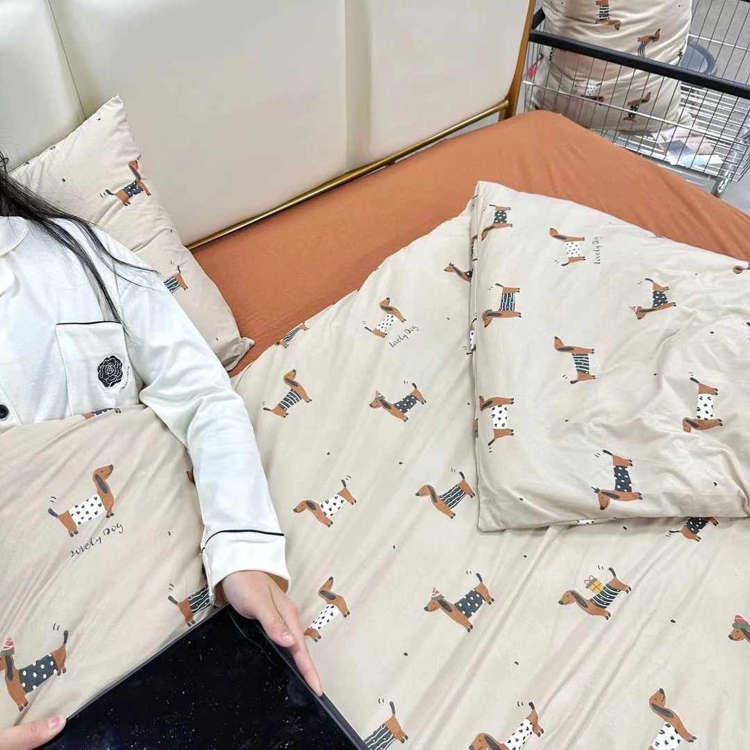 针织修狗狗系列适合150*200cm被套