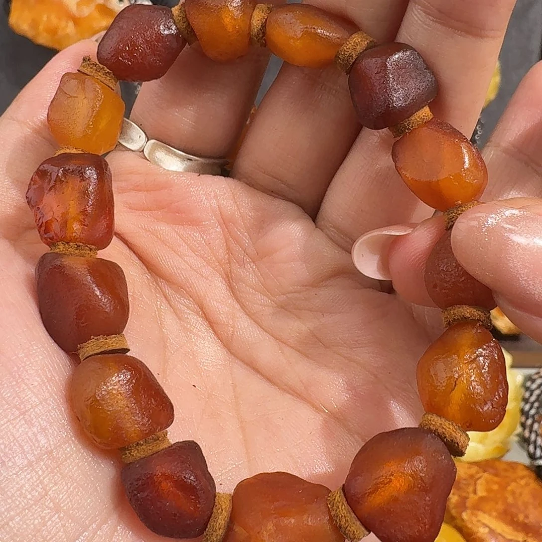 未镶嵌琥珀裸石你