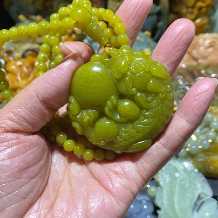 岫玉岫玉吊坠未镶嵌