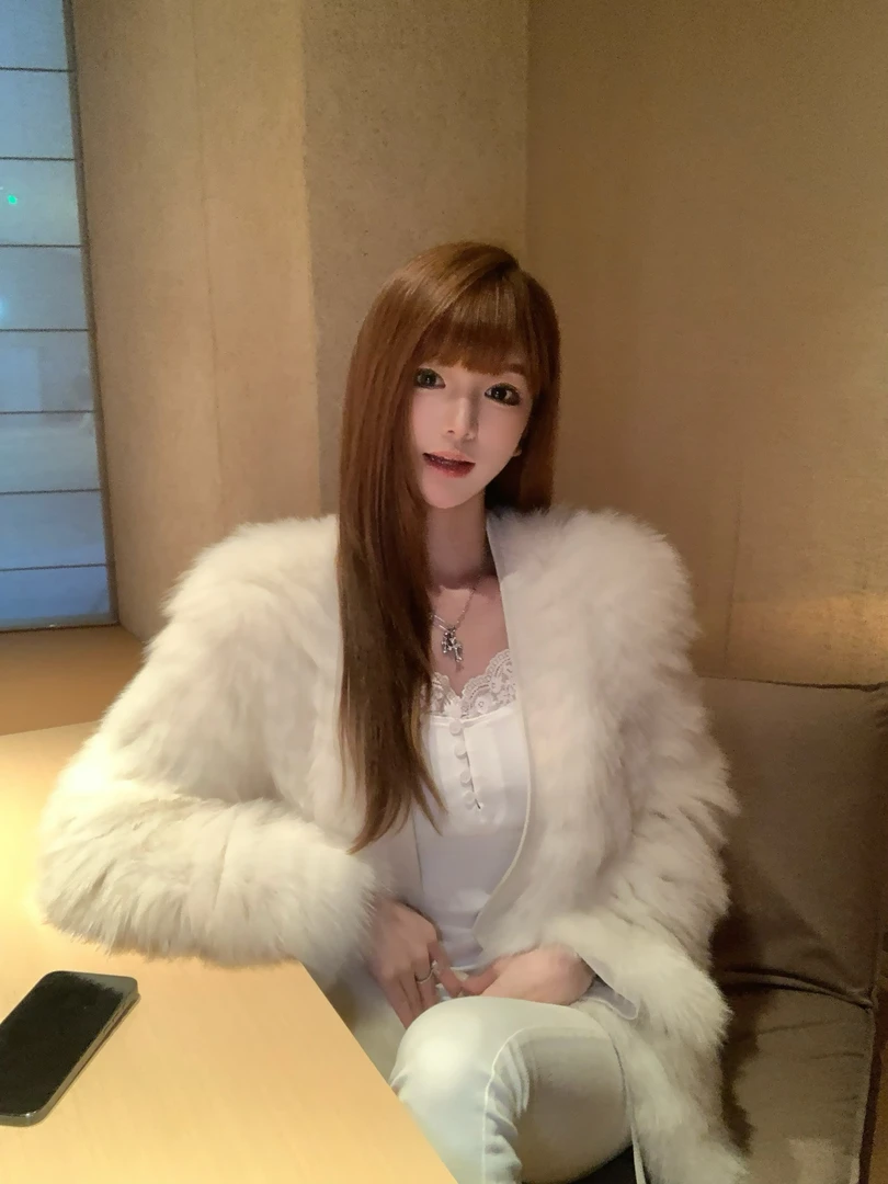 [慵懒鸢尾]网红风御姐中长款气质狐狸毛车条皮草外套女冬